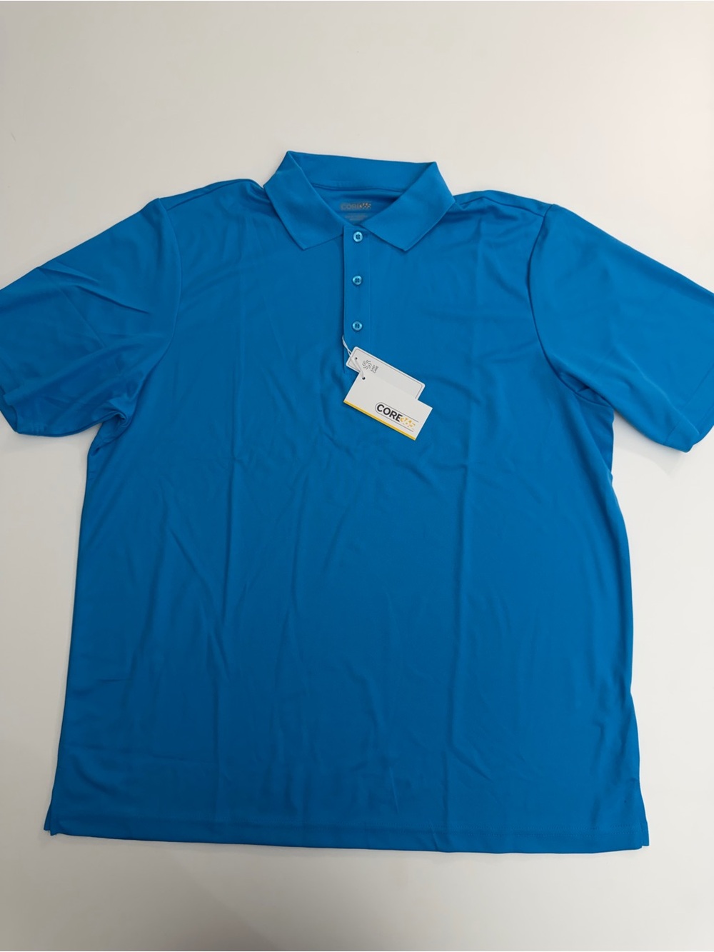 Core365 Polo Shirt Size XL/TG Electric Blue Performance Golf